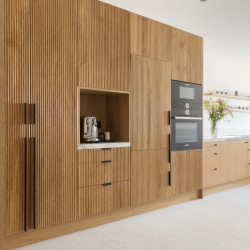 Massivholzdecklagen gefräst