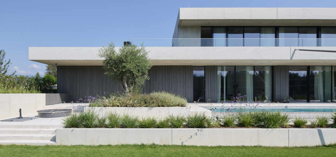 Fassade in Accoya sägerauh